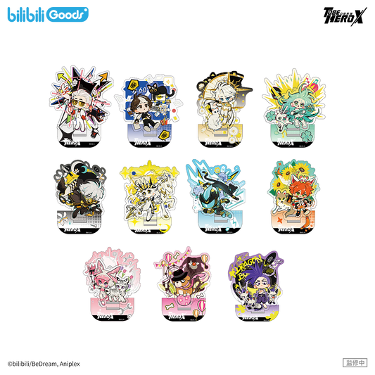 【予約】bilibiliGoods TO BE HERO X アニメ HERO NEXUSシリーズ Q版アクリル2wayスタンド ランダム1種