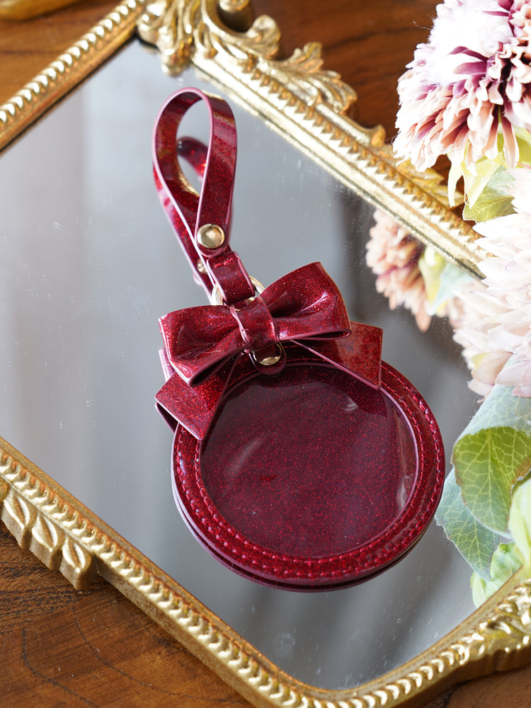 【予約】morning glory かわいいリボン 缶バッジケース