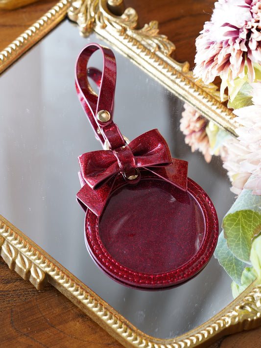 【予約】morning glory かわいいリボン 缶バッジケース