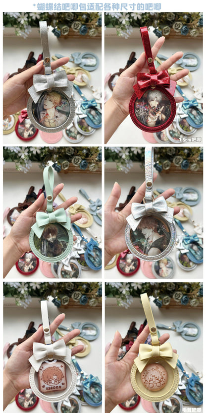 【予約】morning glory かわいいリボン 缶バッジケース