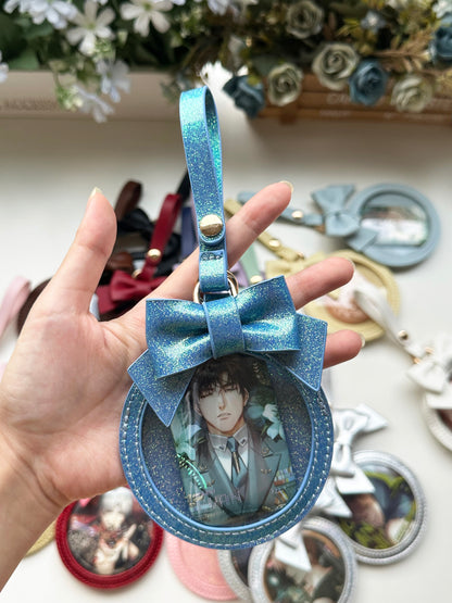 【予約】morning glory かわいいリボン 缶バッジケース