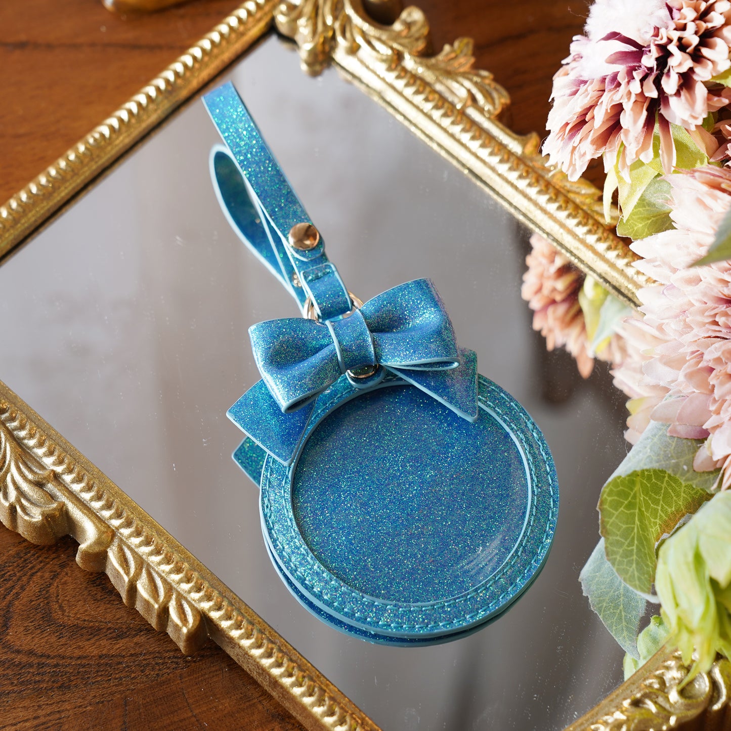 【予約】morning glory かわいいリボン 缶バッジケース