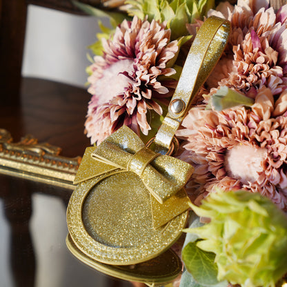 【予約】morning glory かわいいリボン 缶バッジケース