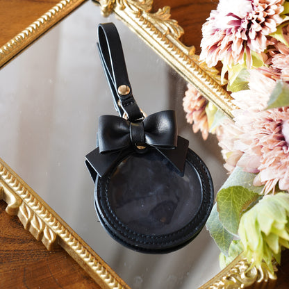 【予約】morning glory かわいいリボン 缶バッジケース