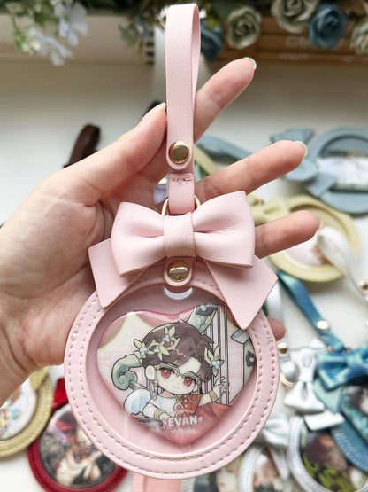 【予約】morning glory かわいいリボン 缶バッジケース