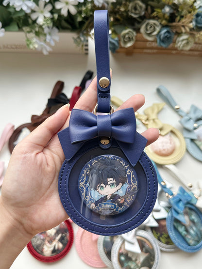 【予約】morning glory かわいいリボン 缶バッジケース