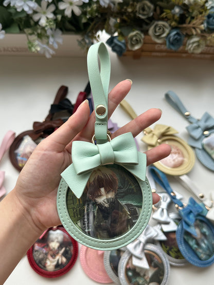 【予約】morning glory かわいいリボン 缶バッジケース