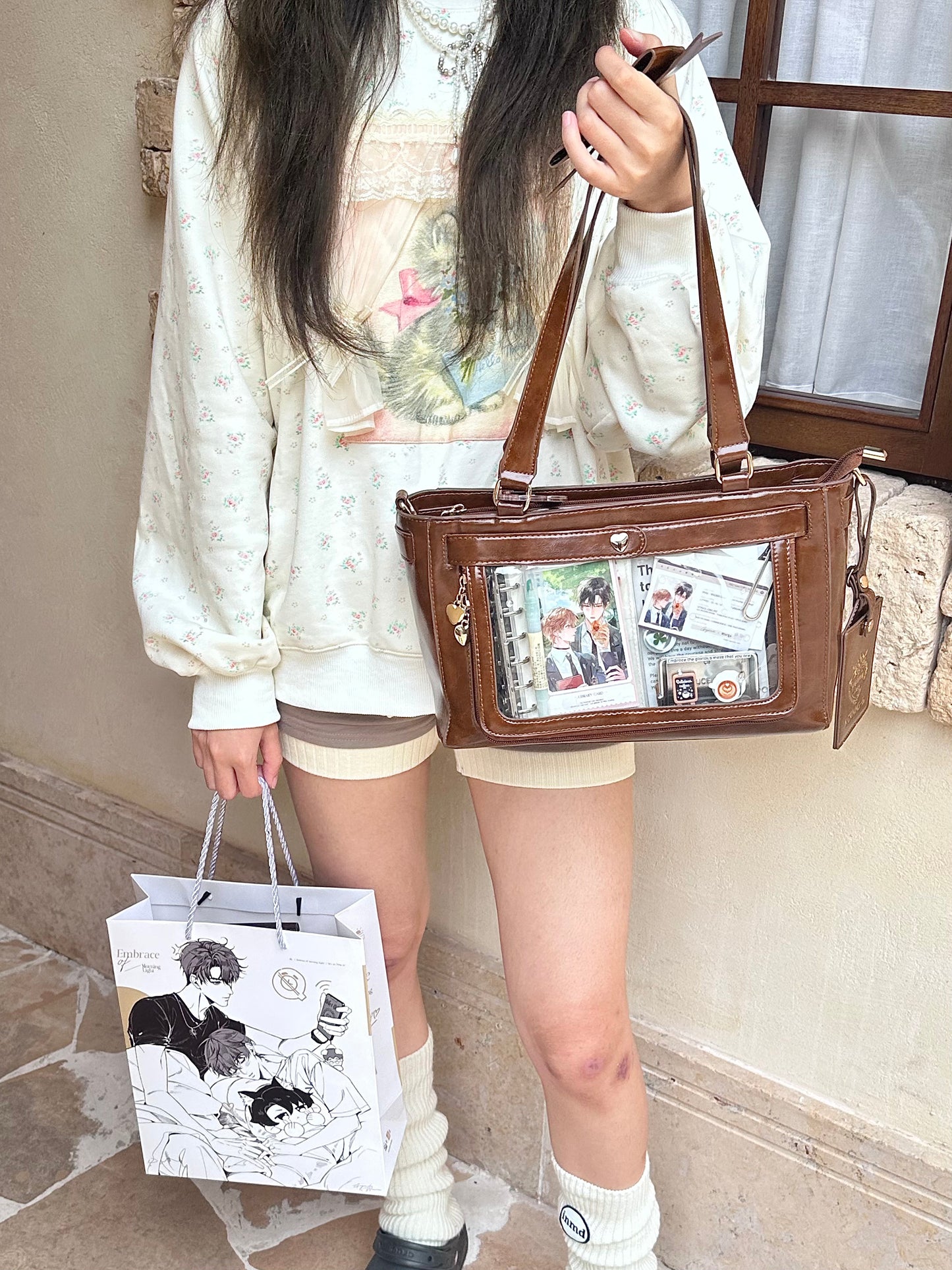 【予約】morning glory レトロギフトボックス トート痛バッグ（カードケース付き）