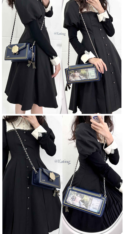 【予約】morning glory エレガントチェーン 薔薇のレター 封筒型痛バッグ