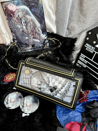 【予約】morning glory エレガントチェーン 薔薇のレター 封筒型痛バッグ