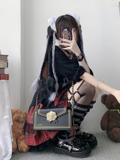 【予約】morning glory エレガントチェーン 薔薇のレター 封筒型痛バッグ