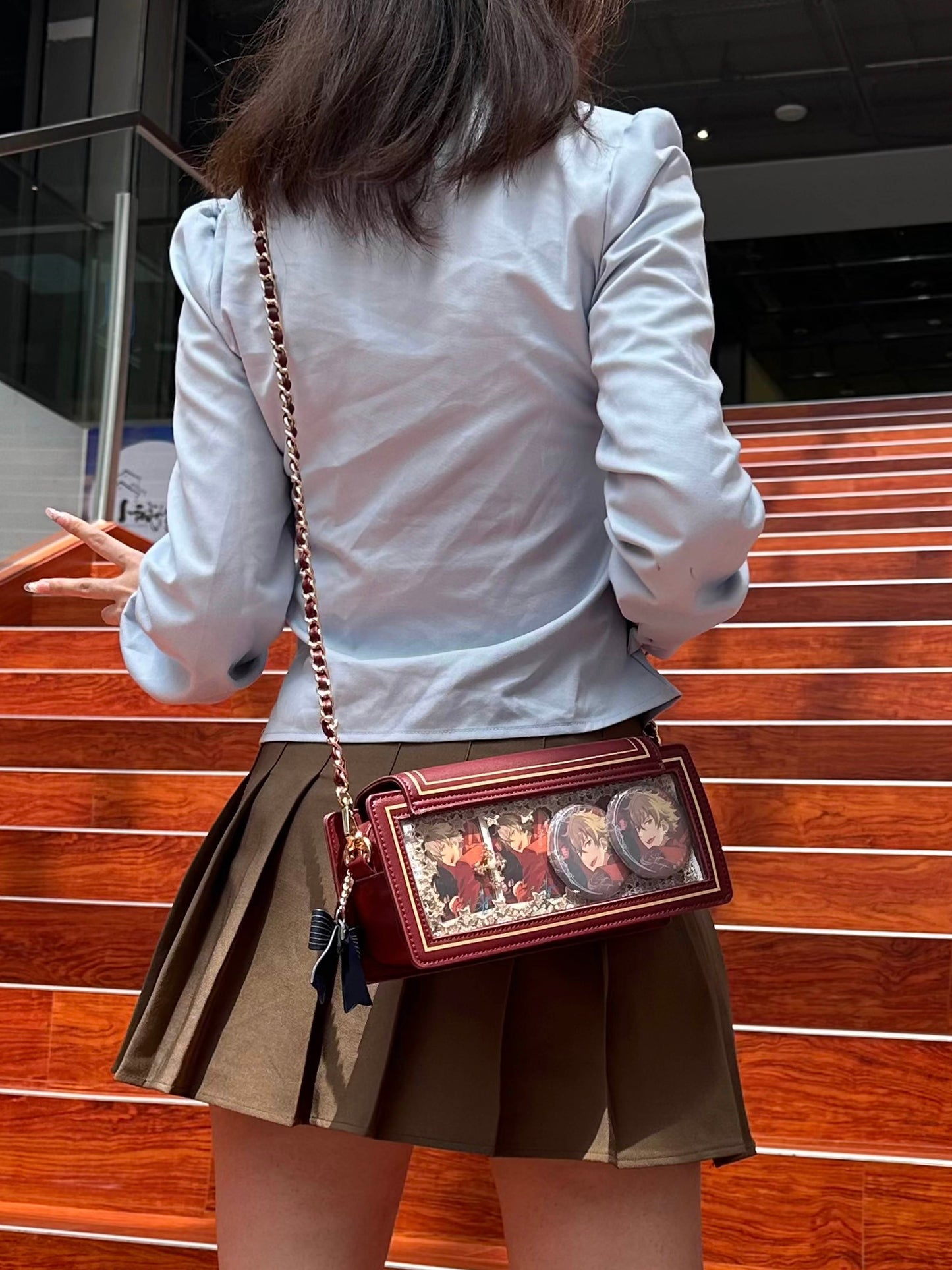 【予約】morning glory エレガントチェーン 薔薇のレター 封筒型痛バッグ