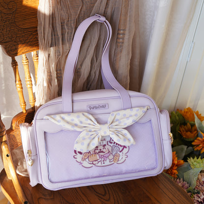 【予約】morning glory かわいい料理名人ワンコ トート痛バッグ ぬいバッグ