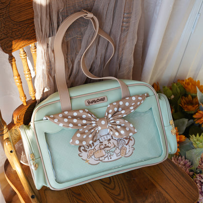 【予約】morning glory かわいい料理名人ワンコ トート痛バッグ ぬいバッグ