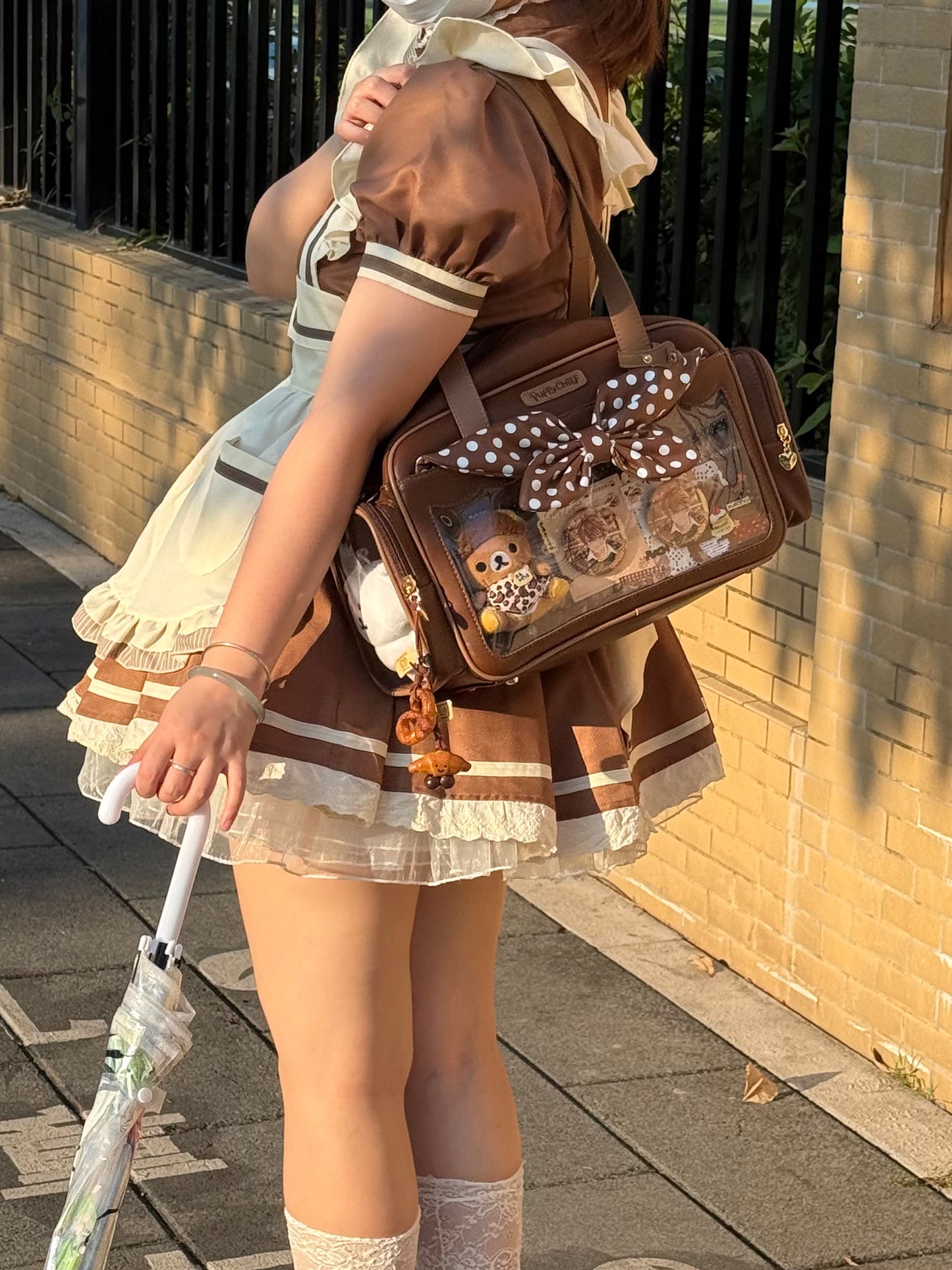 【予約】morning glory かわいい料理名人ワンコ トート痛バッグ ぬいバッグ