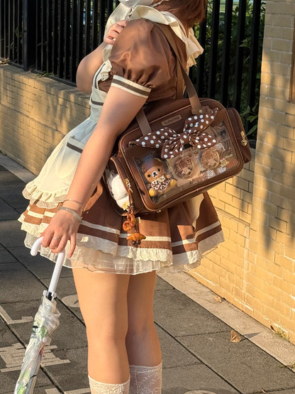 【予約】morning glory かわいい料理名人ワンコ トート痛バッグ ぬいバッグ