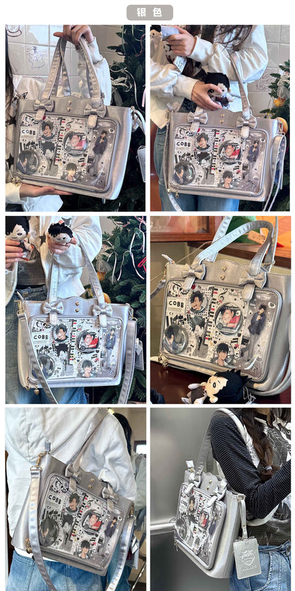 【予約】morning glory シャンソン サテンリボン トート痛バッグ