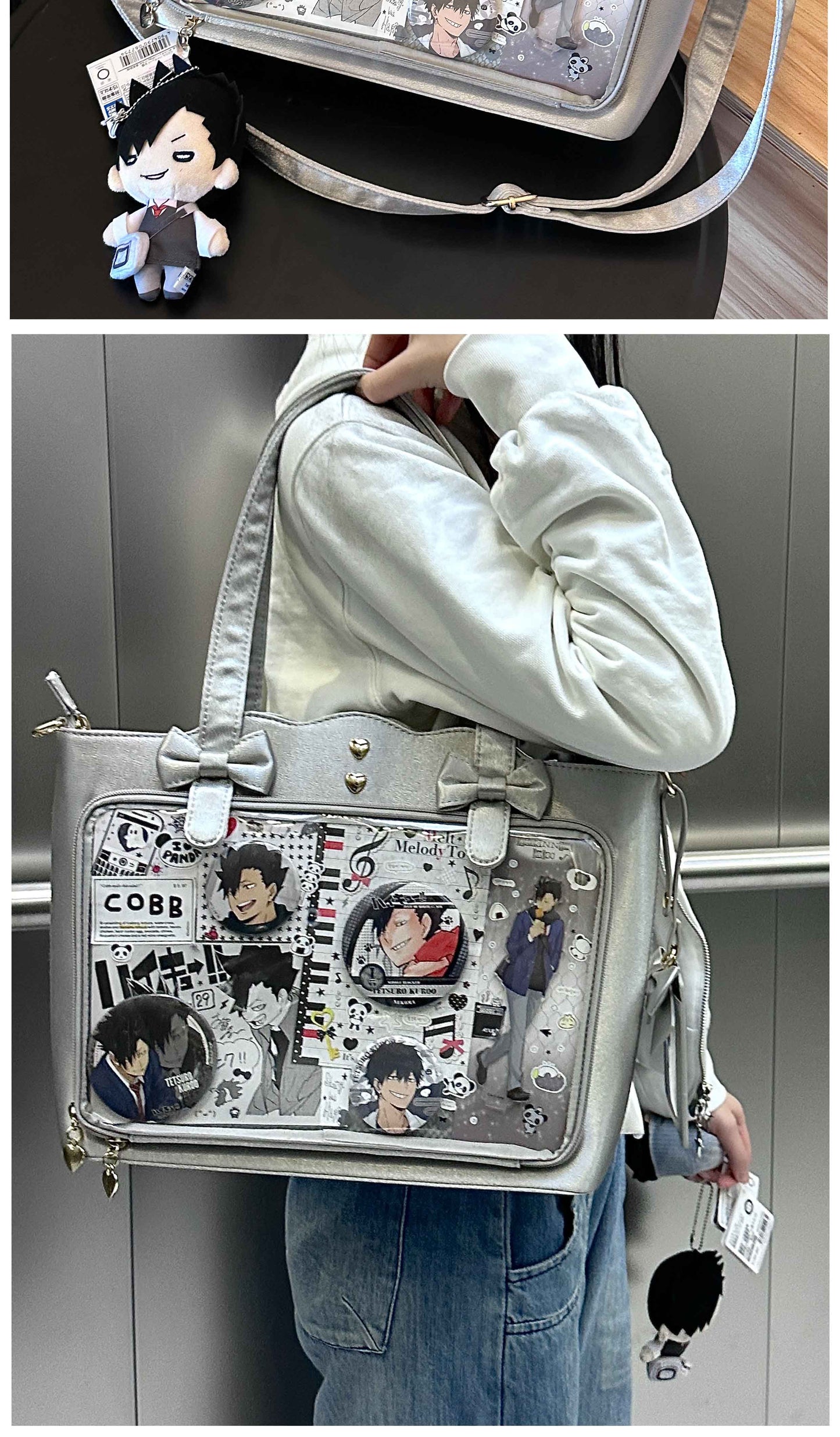 【予約】morning glory シャンソン サテンリボン トート痛バッグ