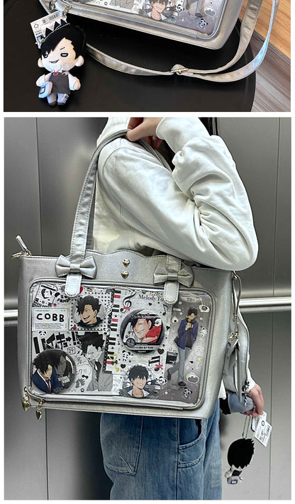 【予約】morning glory シャンソン サテンリボン トート痛バッグ