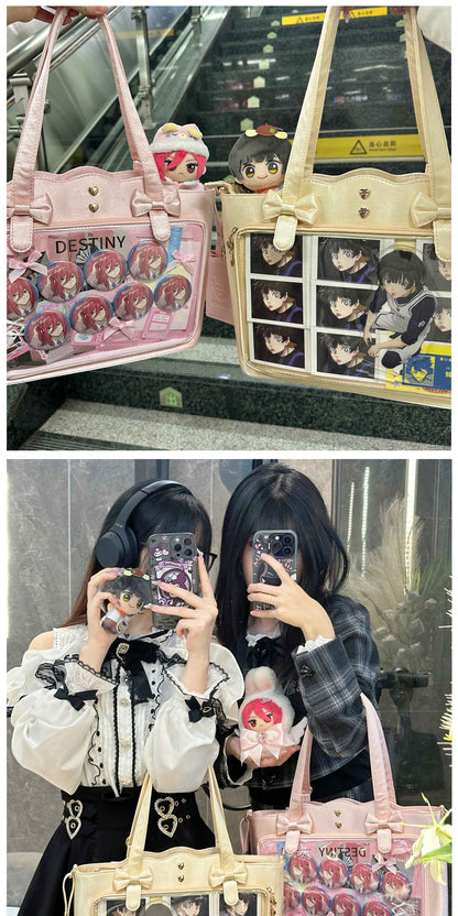 【予約】morning glory シャンソン サテンリボン トート痛バッグ