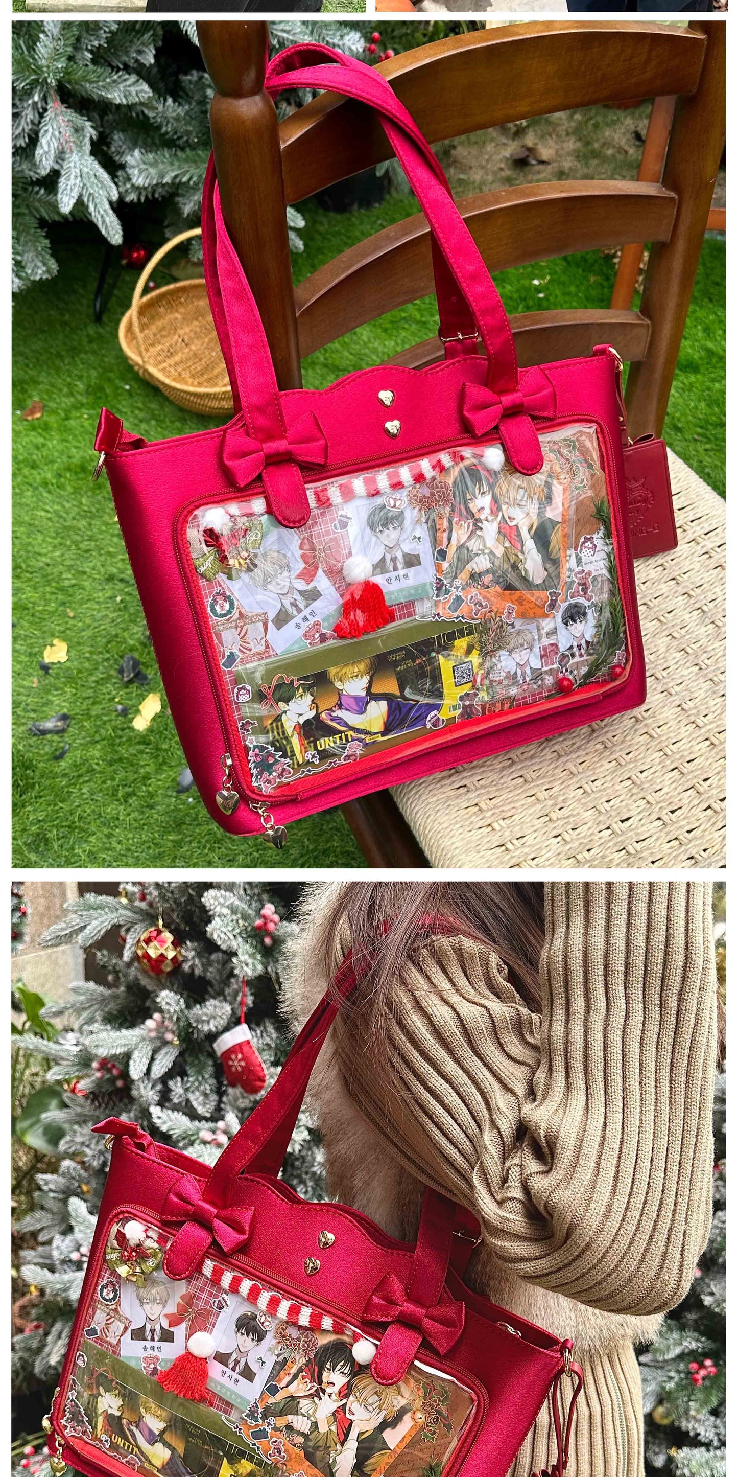 【予約】morning glory シャンソン サテンリボン トート痛バッグ