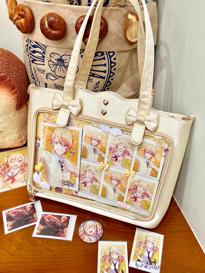 【予約】morning glory シャンソン サテンリボン トート痛バッグ