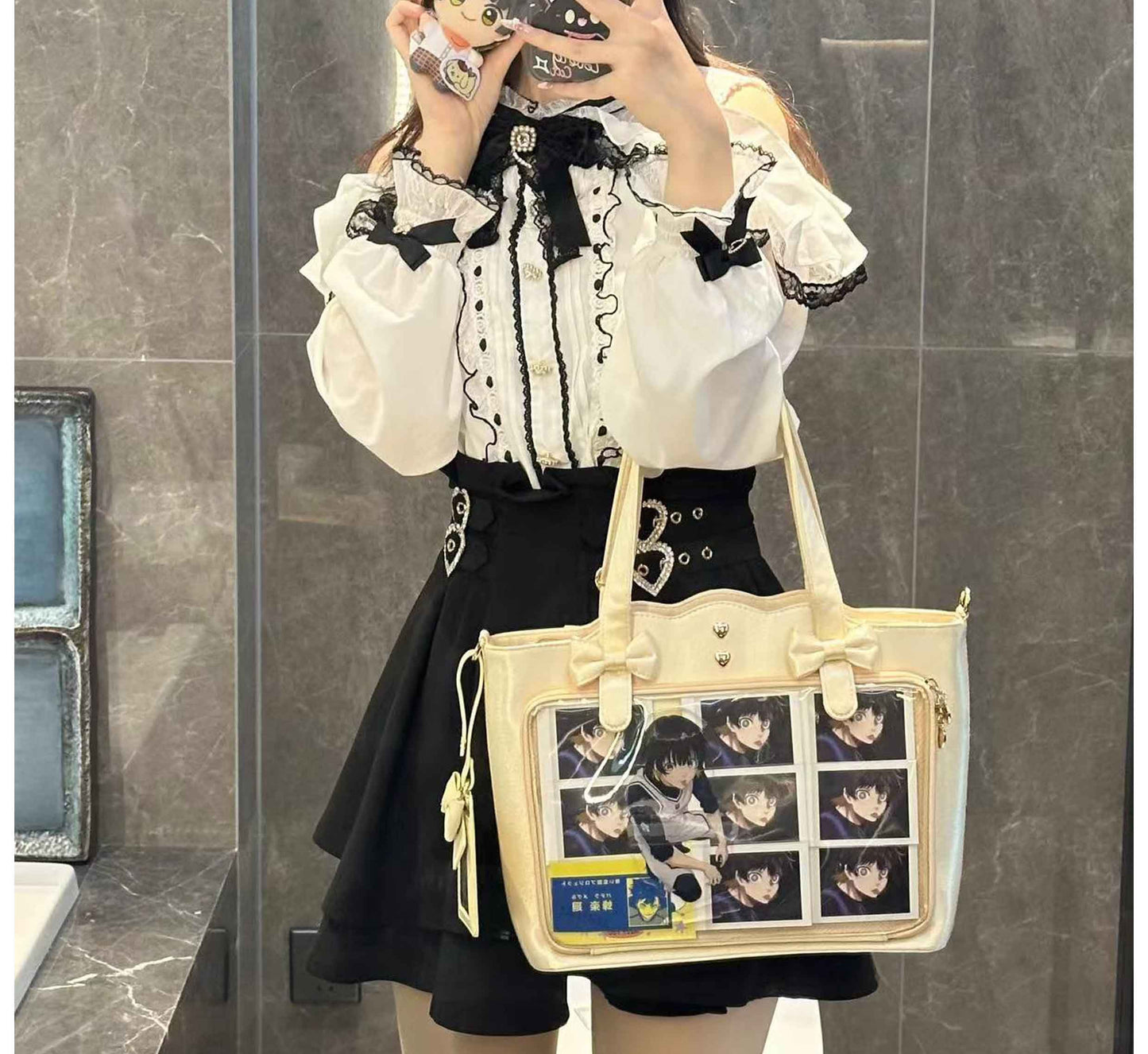 【予約】morning glory シャンソン サテンリボン トート痛バッグ