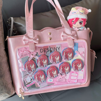 【予約】morning glory シャンソン サテンリボン トート痛バッグ