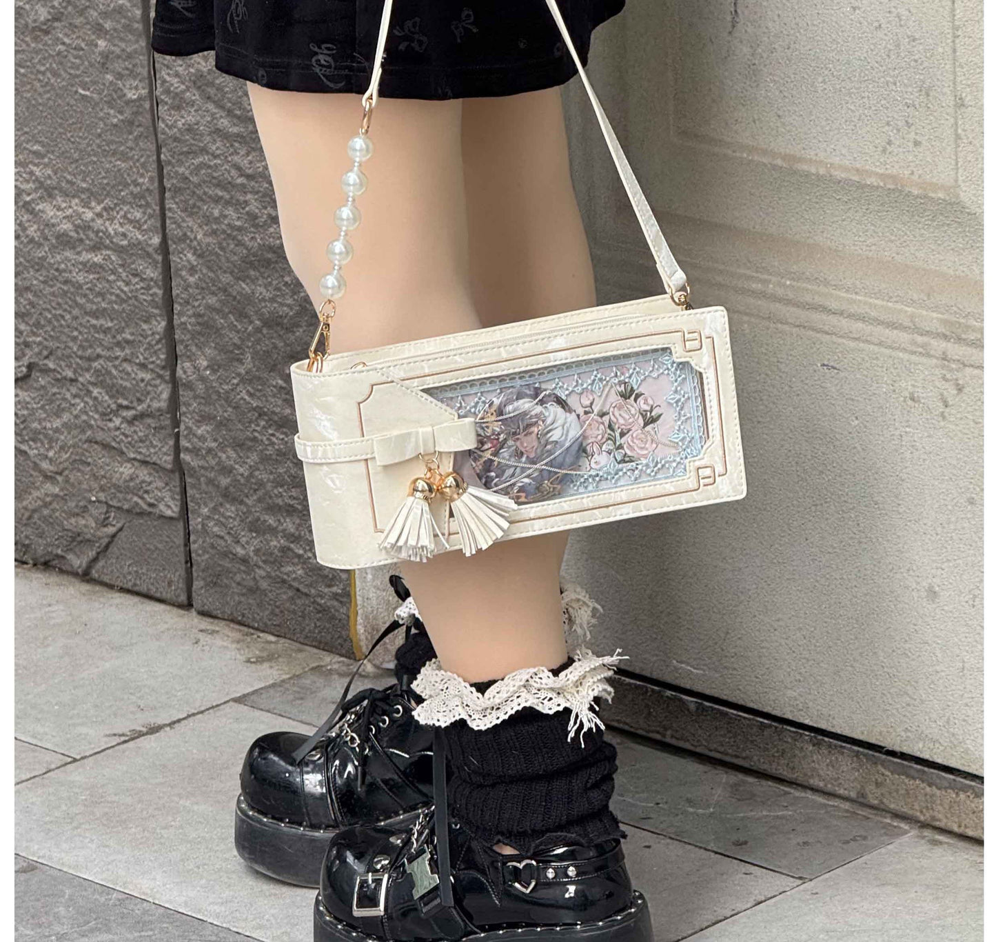 【予約】morning glory 綺窗影 中華風 ミニ痛バッグ