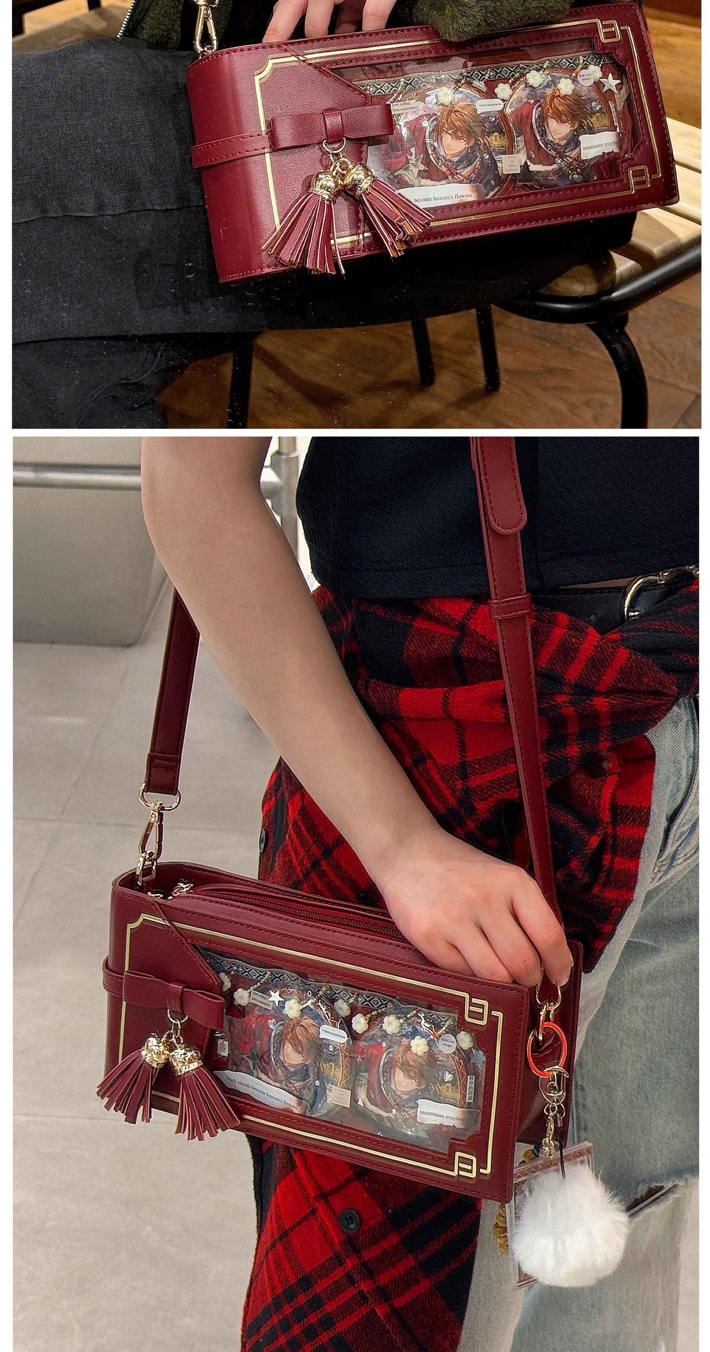 【予約】morning glory 綺窗影 中華風 ミニ痛バッグ