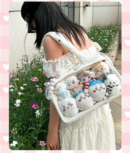 【予約】Mists Shop マシュマロ ふわふわ痛バッグ ぬいぐるみバッグ