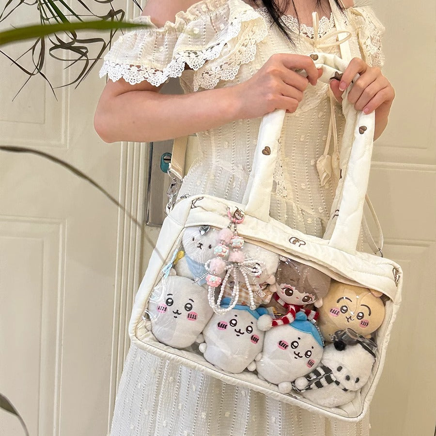 Mists Shop マシュマロ ふわふわ痛バッグ ぬいぐるみバッグ – Aitai☆Japan