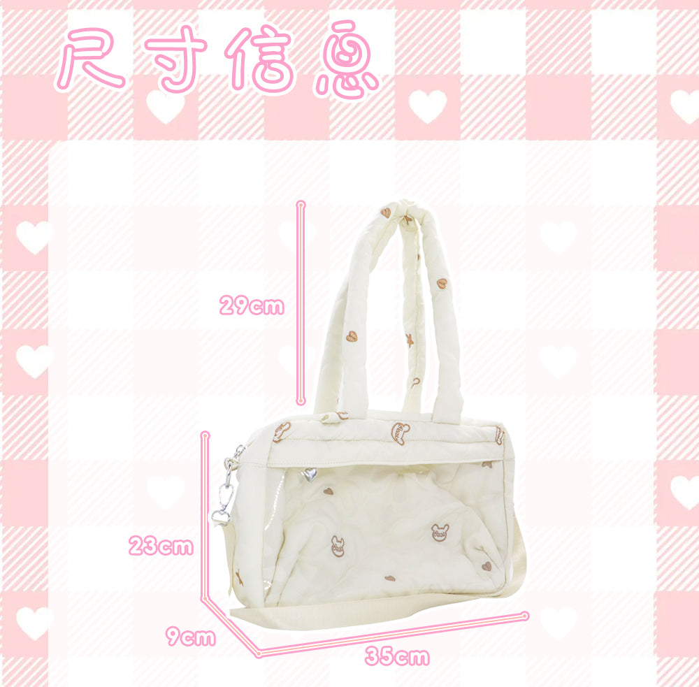 【予約】Mists Shop マシュマロ ふわふわ痛バッグ ぬいぐるみバッグ