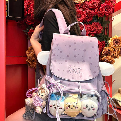 【予約】Mists Shop 天使 巾着リュック痛バッグ ぬいぐるみバッグ