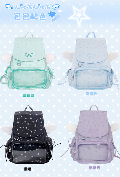 【予約】Mists Shop 天使 巾着リュック痛バッグ ぬいぐるみバッグ