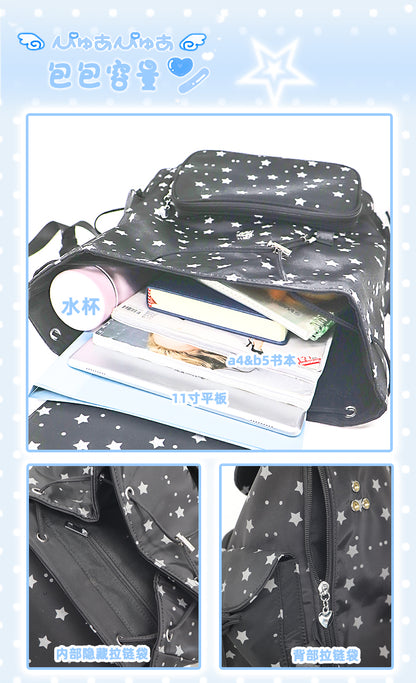 【予約】Mists Shop 天使 巾着リュック痛バッグ ぬいぐるみバッグ