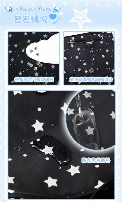 【予約】Mists Shop 天使 巾着リュック痛バッグ ぬいぐるみバッグ