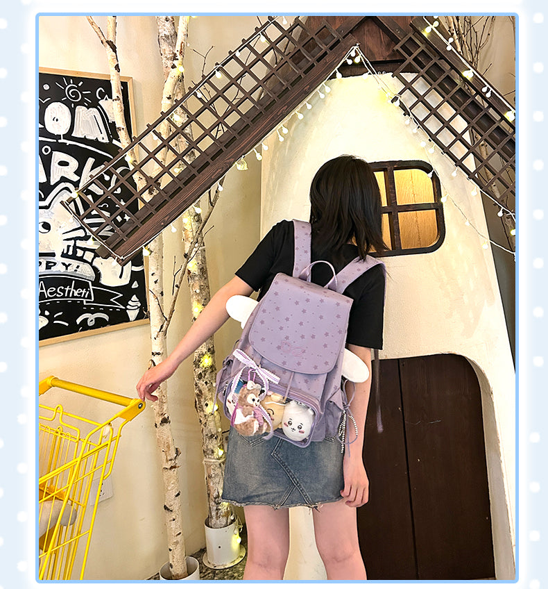 【予約】Mists Shop 天使 巾着リュック痛バッグ ぬいぐるみバッグ