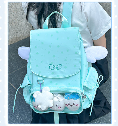 【予約】Mists Shop 天使 巾着リュック痛バッグ ぬいぐるみバッグ