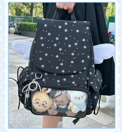 【予約】Mists Shop 天使 巾着リュック痛バッグ ぬいぐるみバッグ