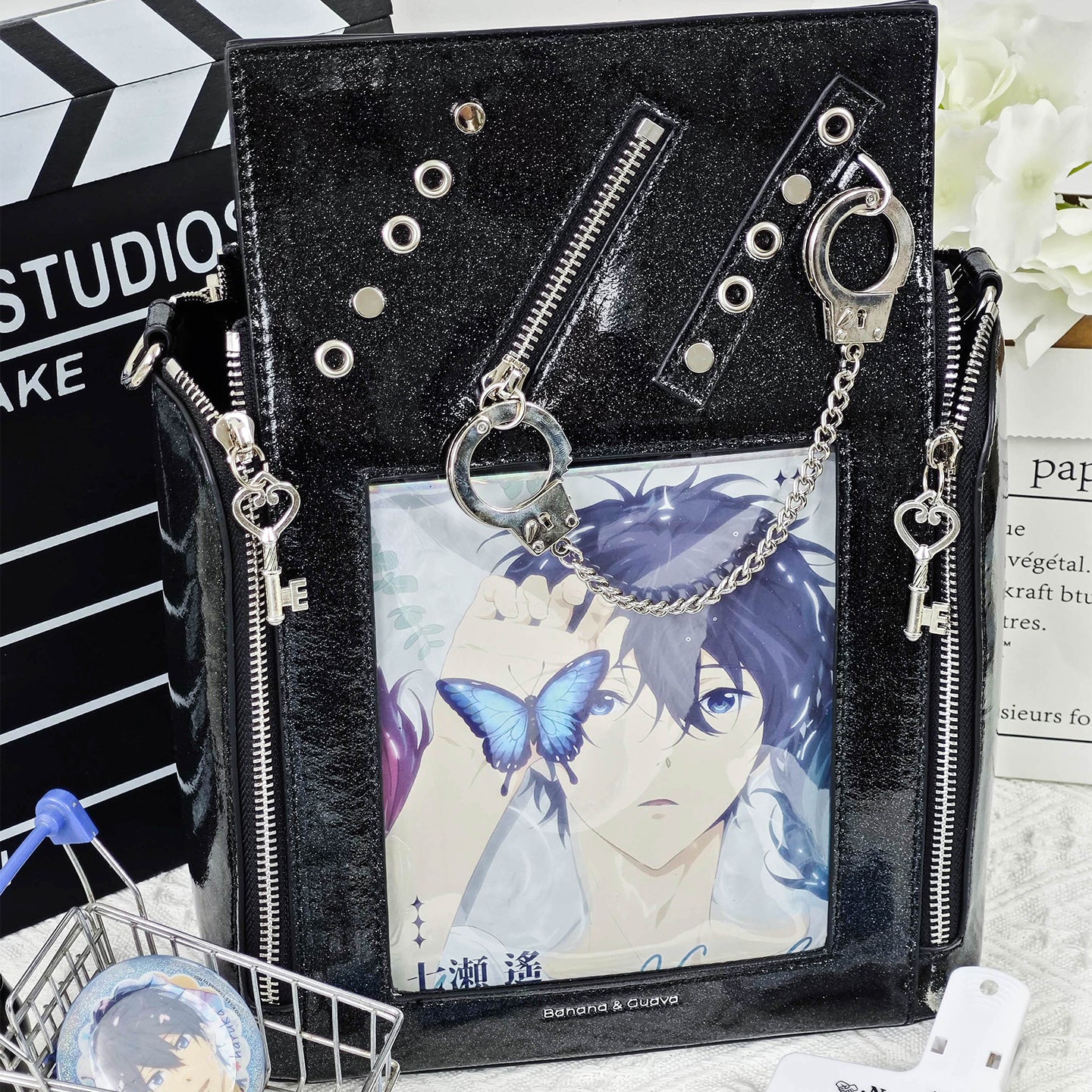 【予約】Banana&Guava ミルクボックス痛バッグ 20cmぬいぐるみ収納可