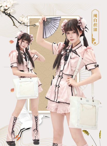 【予約】Daylight 古夢鎏金 中国風痛バッグ トートバッグ Lサイズ