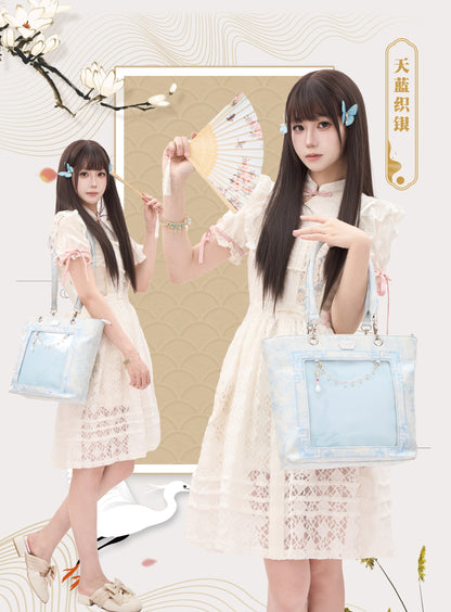 【予約】Daylight 古夢鎏金 中国風痛バッグ トートバッグ Lサイズ