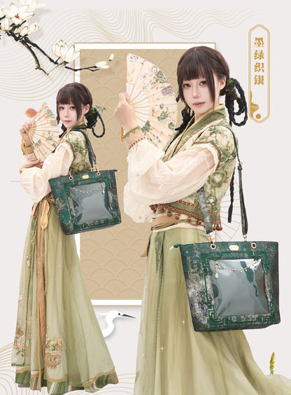 【予約】Daylight 古夢鎏金 中国風痛バッグ トートバッグ Lサイズ