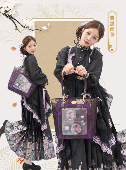 【予約】Daylight 古夢鎏金 中国風痛バッグ トートバッグ Lサイズ