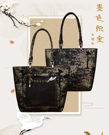 【予約】Daylight 古夢鎏金 中国風痛バッグ トートバッグ Lサイズ
