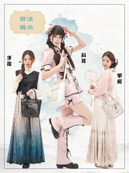 【予約】Daylight 古夢鎏金 中国風痛バッグ トートバッグ Mサイズ