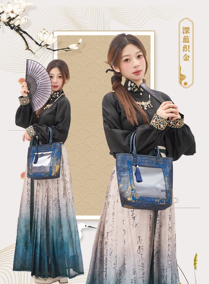 【予約】Daylight 古夢鎏金 中国風痛バッグ トートバッグ Mサイズ