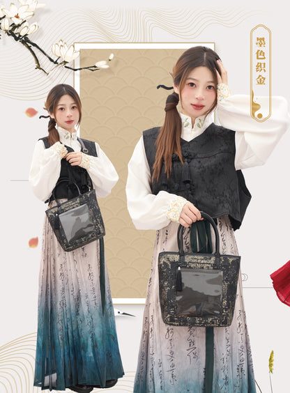 【予約】Daylight 古夢鎏金 中国風痛バッグ トートバッグ Mサイズ