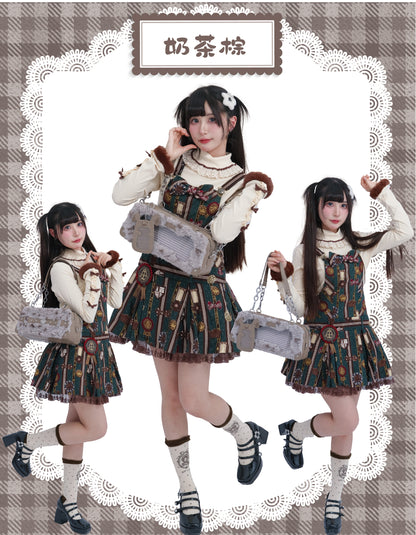 【予約】Daylight ワンワン雪餅 もふもふ痛バッグ カードケース付き